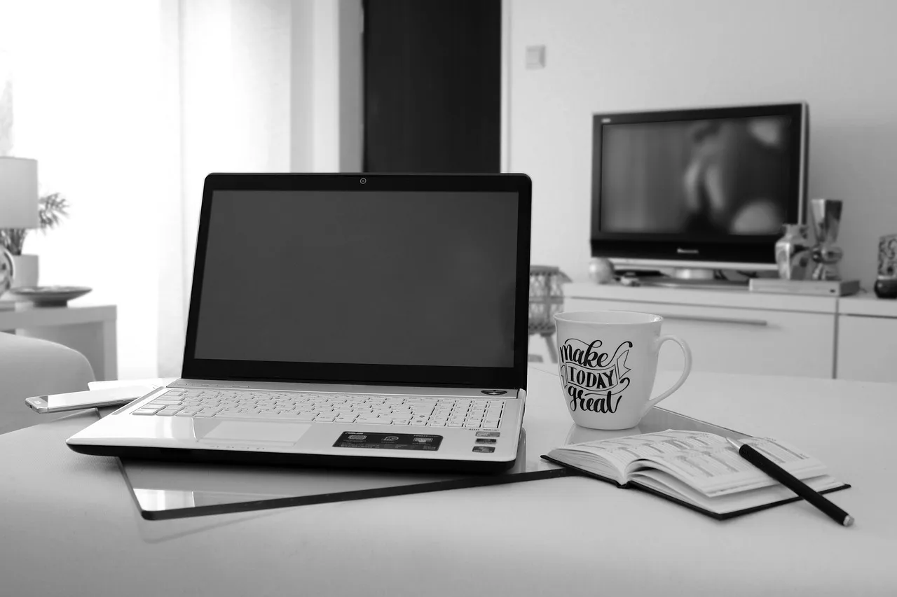 home office, at home, work, homework, computer, laptop, coffee, profession, job, corona, covid-19, workplace, curfew, protection, health, living room, couch, sofa, smartphone, calendar, tv, home office, homework, homework, homework, homework, homework, calendar. One job per channel: digital marketing strategy best practices